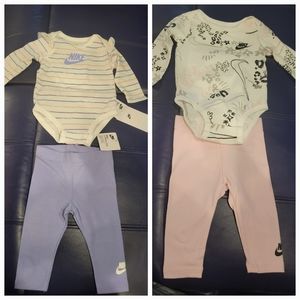 Infant Baby Girl Nike Outfits (Size 6mo)